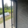 2000x2100, 2 bėgelių 2 dalių stumdoma aliuminio - stiklo terasos stiklinimo sistema